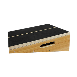 Wooden Slant Exercise Board With Adjustable Incline And Non-Slip Surface