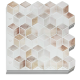 Tiles 3D Peel and Stick Wall Tile Shell Mosaic (30cm x 30cm x 10 sheets)