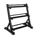 Dumbbell Rack Storage Stand Hex Weight Heavy Duty 3 Tier Wide Home Gym Fitness