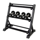 Dumbbell Rack Storage Stand Hex Weight Heavy Duty 3 Tier Wide Home Gym Fitness