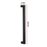 Entrance Door Pull Handle Matte Black 1200mm