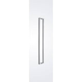 Entrance Door Pull Handle Brushed satin 1200mm