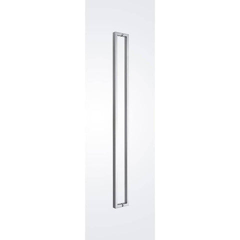 Entrance Door Pull Handle Brushed satin 1500mm