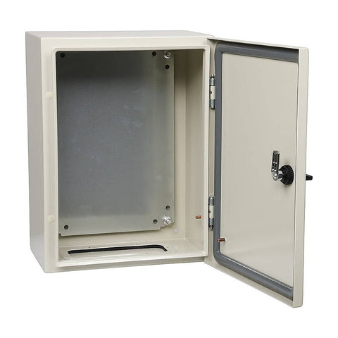 Carbon Steel Electrical Enclosure Box IP65 Wall Mount 400 x 300 x 200 mm