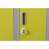 12-Door Locker for Office Gym Shed School Home Storage - 3-Digit Combination Lock