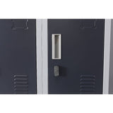 12-Door Locker for Office Gym Shed School Home Storage - Padlock-operated