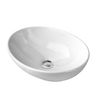 Ceramic Bathroom Basin Vanity Sink Oval Above Counter Top Mount Bowl