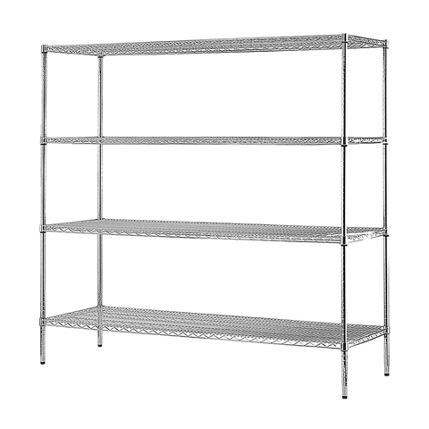 Modular Wire Storage Shelf 1500 x 600 x 1800mm Steel Shelving