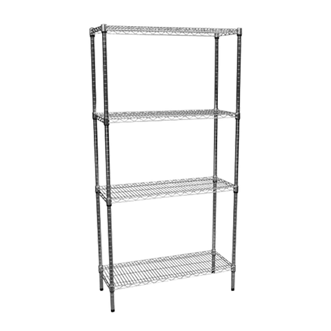 Modular Wire Storage Shelf 900 x 350 x 1800mm Steel Shelving