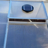 Solar Powered Roof Fan Ventilator Loft Vent for Boat RV Greenhouse Shed Caravan