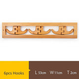 Coat Rack Wall Hanging Hook Simple Creative Row Bedroom Hanger