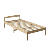 Natural Wooden Bed Frame Home Furniture