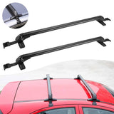 Lockable Aluminium Car Roof Rack Bars Without Rail Anti Theft Luggage Carrier