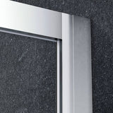 Adjustable 900-1000mm Wall to Wall Sliding Door Glass Shower Screen in Chrome