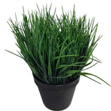 Artificial Ornamental Potted Dense Green Grass UV Resistant 30cm (Overstock Clearance)