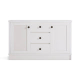 Margaux White Coastal Style Sideboard Buffet Unit