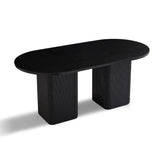 Kate 6 Seater Black Column Dining Table