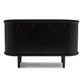 Kate Black Column Wooden Sideboard Table