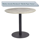 Tyler Black Mid-Century Design Round Dining Table