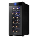 Devanti Wine Cooler 12 Bottle Thermoelectric Fridge Storage Chiller