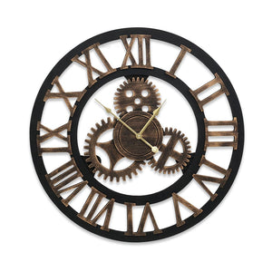 Artiss Wall Clock 80CM Large Modern Vintage Retro Luxury Art Metal Home Decor