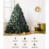 Jingle Jollys Christmas Tree 1.8M Xmas Trees Decorations Snowy 800 Tips