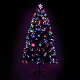 Jingle Jollys Christmas Tree 1.5M LED Xmas trees with Lights Multi Colour