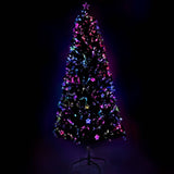 Jingle Jollys Christmas Tree 1.8M LED Xmas trees with Lights Multi Colour