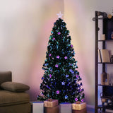 Jingle Jollys Christmas Tree 1.8M LED Xmas trees with Lights Multi Colour