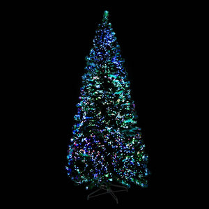 Jingle Jollys Christmas Tree 1.8M LED Xmas trees Optic Fibre Multi Colour