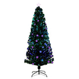 Jingle Jollys Christmas Tree 2.1M LED Xmas trees with Lights Multi Colour