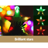 Jingle Jollys Christmas Tree 1.8M 6FT LED Xmas Multi Colour Lights Optic Fibre