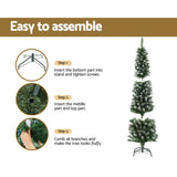 Jingle Jollys 1.8M / 6FT Christmas Tree with Snow 300 Tips Xmas Decoration