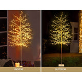 Jingle Jollys Solar Christmas Tree 2.1M 480 LED Trees With Lights