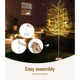 Jingle Jollys Solar Christmas Tree 2.1M 480 LED Trees With Lights