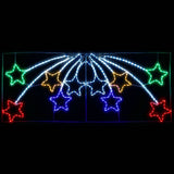 Jingle Jollys Christmas Motif Lights LED Star Fall Light Waterproof Outdoor Xmas