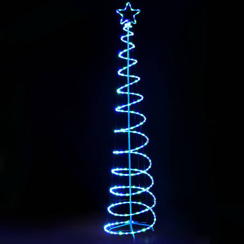 Jingle Jollys 2.4M LED Christmas Tree Motif Lights Outdoor Colourful 8 Modes