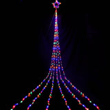 Jingle Jollys 5M Christmas Curtain Lights LED Motif Fairy String Light Outdoor