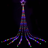 Jingle Jollys 5M Christmas String Lights 320 LED Fairy Curtain Light Solar Power