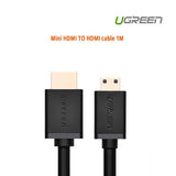 UGREEN Mini HDMI TO HDMI cable 1M (10195)