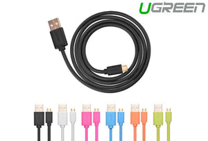 UGREEN Micro USB Male to USB Male cable Gold-Plated - White 1M (10848)