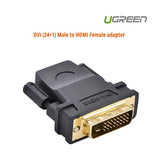 UGREEN DVI (24+1) Male to HDMI Female adapter (20124)