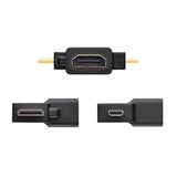 UGREEN Micro HDMI + Mini HDMI Male to HDMI Female Adapter (20144)