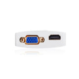 UGreen Mini Display Port to HDMI & VGA Dual Converter Premium ABS case (10427 )