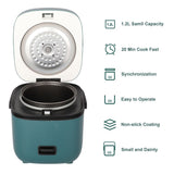 Darrahopens.com.au-1.2L Mini Rice Cooker Travel Small Non-stick Pot For Cooking Soup Rice Stews