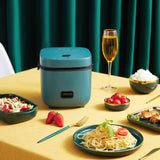 Darrahopens.com.au-1.2L Mini Rice Cooker Travel Small Non-stick Pot For Cooking Soup Rice Stews