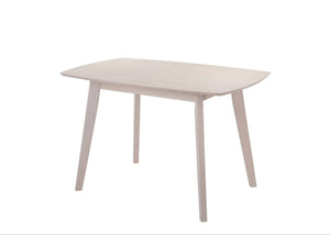 4 Seater Dining Table Solid hardwood White Wash