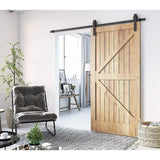 Darrahopens.com.au-1.8m Sliding Barn Door Hardware Heavy Duty Sturdy Kit