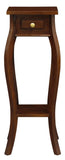 Darrahopens.com.au-1 Drawer Cabriol Leg Plant Stand (Mahogany)