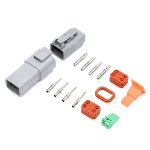 Deutsch DT 4-Way 4 Pin Electrical Connector Plug Kit #DT4 Trailer Waterproof AU